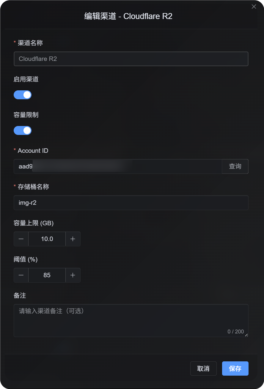 Configure quota limits